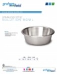 Product Sheet - Solution Bowl